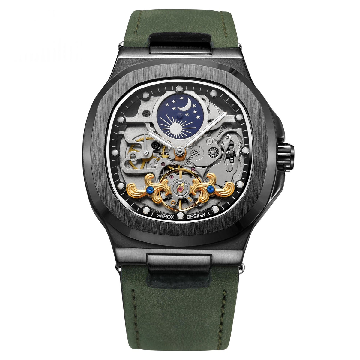 Full-automatic Mechanical Tourbillon Hollow Men's Watch