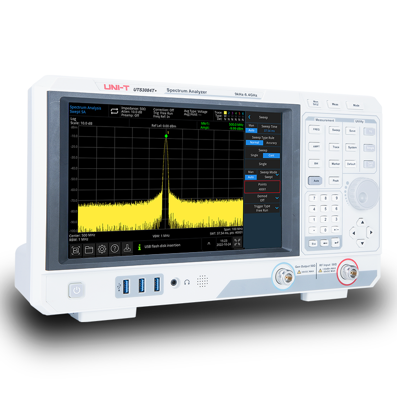UTS3036T+ 3.6 GHz Spectrum Analyzer with Tracking Generator