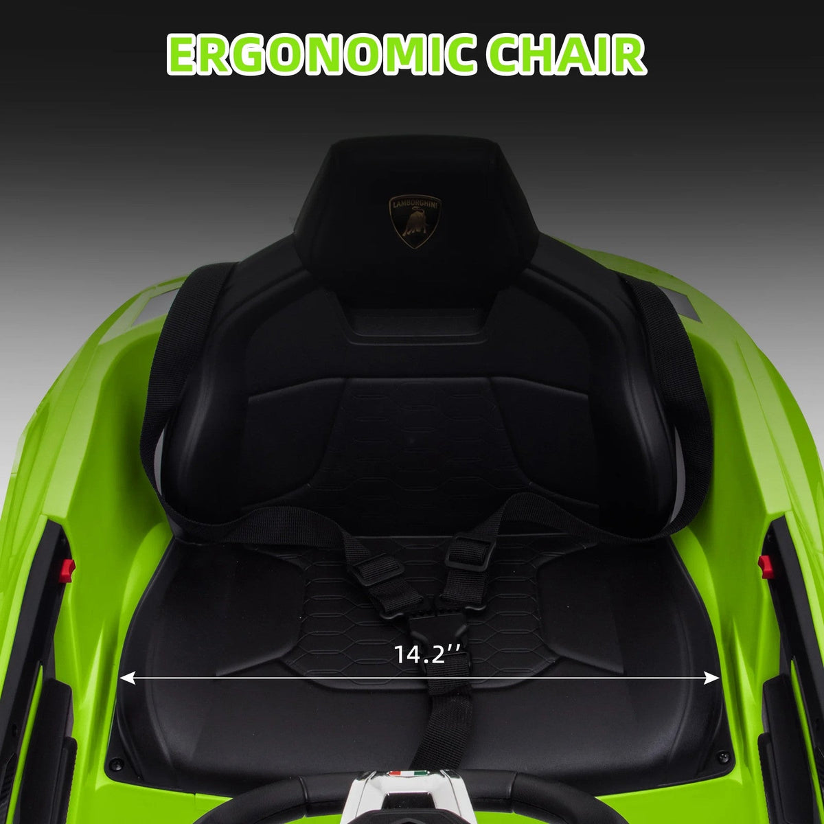 12V Kids' Electric Ride-On Vehicle with Parent Remote Control, Horn, and Radio